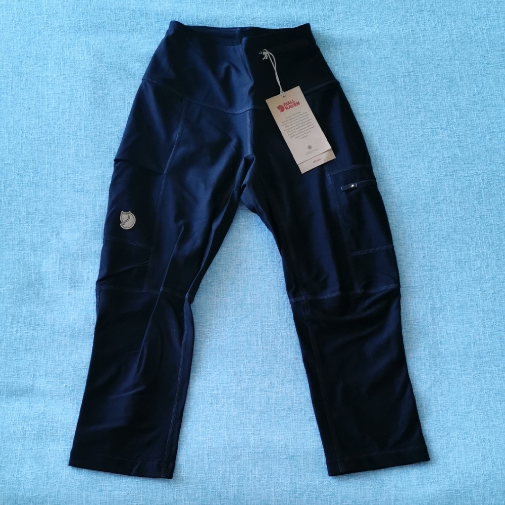 Fjällräven Black Abisko Trekking 3/4 Tights